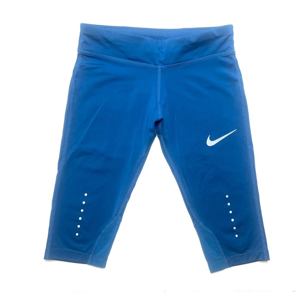 Nike Running Blue Bike Shorts, Size XS